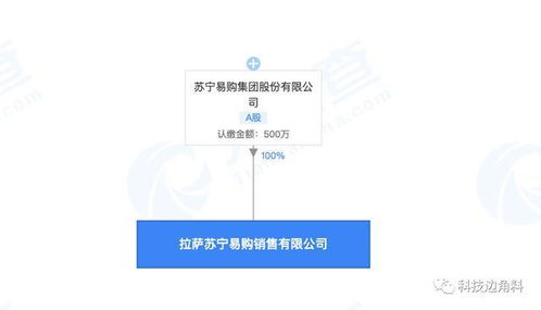 苏宁易购在拉萨成立全资子公司,注册资本500万